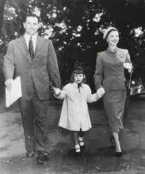 Did you know there's a drink named after the child star? Shirley Temple With Husband Charles Black And Daughter Linda Susan Shirley Temple Shirley Temple Black Movie Stars