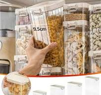 Home Gifts 900ml Clear Food Storage Containers, with Double ...