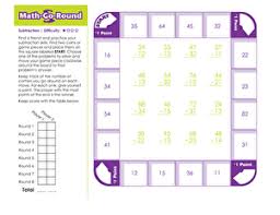 The worksheets support any second grade math program, but go especially well with ixl's 2nd grade math curriculum. Math Go Round Subtraction Easy Worksheet Education Com
