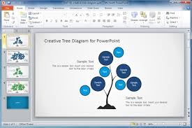 Download Creative Tree Diagram Powerpoint Template Jpg