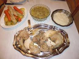 Poule Farcie Sauce Blanche Et Champignons De Paris Recette Poule Farcie Sauce Blanche Alimentation