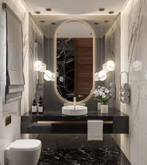 top project t h i interiors bathroom interior design bathroom design round mirror bathroom