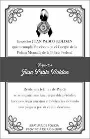 We did not find results for: Duelo Nacional Por El Asesinato Del Inspector Juan Pablo Roldan Policia De Rio Negro