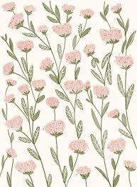 Pastel Pink Blooms Pattern F L O R A L S Pinterest Pattern Floral Botanic Flora Floewers Pink Muted G Latar Belakang Ilustrasi Kertas Dinding
