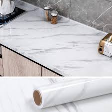Lowest price in 30 days. Buy Veelike White Marble Contact Paper For Countertops Contact Paper For Cabinets Countert Top Covers Peel And Stick Wallpaper Removable Waterproof Vinyl Self Adhesive Wall Paper For Bedroom 118x15 7 Online In Uae