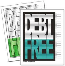 Free Charts For Staying Motivated On Your Debt Free Journey