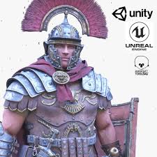 I continues the trend on british mediums line where tanks transform from fast flankers like cromwell more to centurion mk. Roman Centurion Character 3d Asset Cgtrader