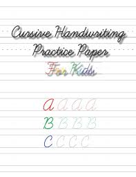 There is plenty of room inside for writing notes and ideas. Cursive Handwriting Practice Paper Writing Workbook With 120 Special Lined Pages For Kids Cursive Skills Band 3 Publishing Simon S Amazon De Bucher