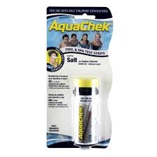 aquachek pool salt test strips pack