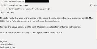 And does that give the bankwest zero card an edge over the 28 degrees? Bankwest Customers Targeted In Latest Email Scam