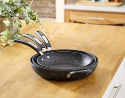 Scoville Neverstick 3 Piece Frying Pan Set Fry Pan Set Pan Set Pan