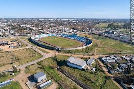 Aerial view of the Luis Tróccoli stadium of Club Atlético Cerro.