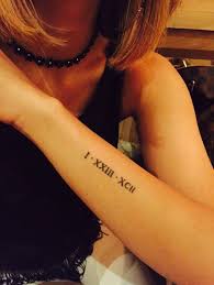 Tattoo Roman Numerals Wrist Tattoos Roman Numeral Wrist Tattoo Side Wrist Tattoos