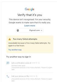 Turn off your android phone. How To Solve You Ve Tried To Sign In Too Many Times Error In Gmail Make Tech Easier