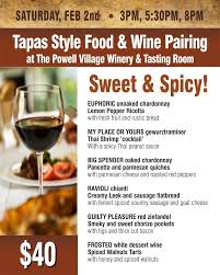 Where to hold your wine tasting party. The Menu For Our February Wine Food Pairing Is Below Join Us Saturday February 2nd For A Sweet Spicy Wine Food Pairing Wine Recipes Wine Pairing Dinner