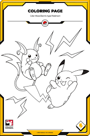 Color These Electric Type Pokemon Cartoon Coloring Pages Pokemon Coloring Coloring Pages