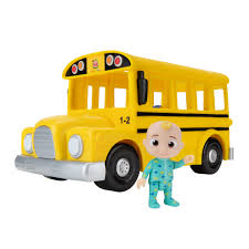 Exploration, education and celebration keep the learning party going for baby j.j. Cocomelon Official Yellow Jj School Bus With Sound 10in Feature Vehicle With 3in Figure Walmart Com Walmart Com