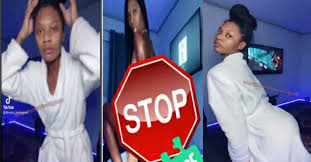 If you want to get views on your fancam just copy and paste this and tweet it with ur fc: Santana Slim Buss It Challenge Video In White Robe Goes Viral On Social Media