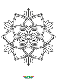 Thanks to visual stimulation, color mandalas encourages kids to create, imagine and find harmony in their emotional disorder. Easy Flower Mandala Coloring Page For Kids Tsgos Com Tsgos Com