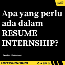 Jadi, baca contoh cover letter yang dikarang oleh calon ini untuk rujukan anda bila memohon kerja nanti. Twitter à¤ªà¤° Resume Kreatif Cara Buat Resume Untuk Internship Jom Tag Rakan Anda