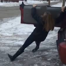 Funny Video People Falling On Ice 3 Good Times The funniest news bloopers of people falling.