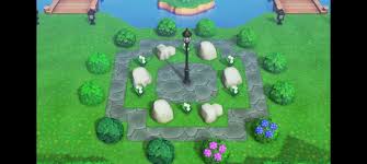 My Yearly Clock Rock Garden Each Shrub Will Bloom In Their Part Of The Year Animalcrossing In 2020 Animal Crossing Game Rock Garden Garden Animals