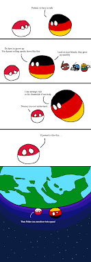 The flag of poland is a rectangular, divided into two stripes: The Polish Perspective Polandball