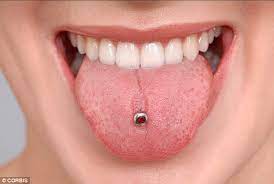 How Tongue Piercings Can Ruin Your Smile Daily Mail Online