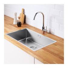 Norrsjon Evier Integre 1 Bac Acier Inoxydable 73x44 Cm Ikea Inset Sink Kitchen Furniture Design Ikea Kitchen Sink