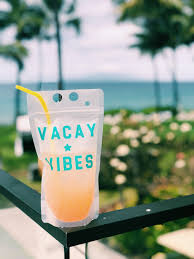 Maybe you would like to learn more about one of these? Vacay Vibes Party Pouches Booze Bags Drink Pouches Drink Bags Vacation Custom Reusable Alcohol Tailgate Drink Bag Booze Tailgate Drinks