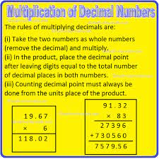 You can select different variables to customize these integers worksheets for your needs. Division Of A Decimal By A Whole Number Rules Of Dividing Decimals