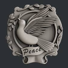 3d Stl Models For 3d Printer Dove Peace 3d Print Model In 2020 Stl Cnc Cnc Router