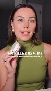 New brightening setting powder by @caliray in shade “Dawn” ,  #acnepronemakeup #sephoramakeup #cleanmakeup #settingpowder