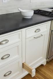 Close Up Of A Custom Flat Paneled Beaded Inset Cabinet Door With A Built In Butler S Step In Carlisle Ma Cheap Kitchen Countertops Inset Cabinets Countertops