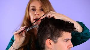 How to cut a mans hair. How To Cut Top Hair For Forward Motion Hair Cutting Youtube