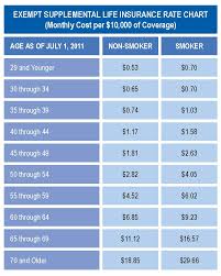 simplefootage life insurance rates by age chart canada