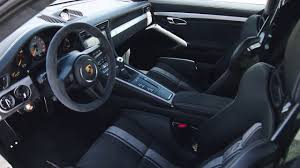 Round steering wheel without buttons. Porsche 911 Gt3 Interior Design In Crayon Trailer Automototv Youtube