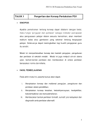 Penilaian dilakukan dalam semua aspek pendidikan bagi mengenal pasti status semasa dan. Modul Psv3111 Pentaksiran