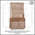 Applique Cut Work Cotton Suit Material Set