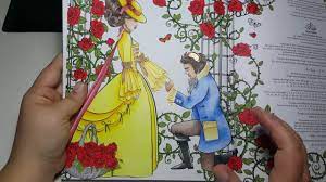 Beauty and the beast coloring pages will help your child focus on details, develop creativity, concentration, motor skills, and color recognition. Beauty The Beast Adult Coloring Book Review Youtube