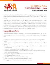 Https Africanstudies Org Wp Content Uploads 2017 08 Asa News Fall 2020 Final Pdf