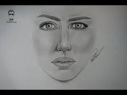 تعلم رسم بورتريه مع التظليل بالرصاص pencil portrait male sketch painting techniques