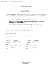 ARLINGTON COUNTY, VIRGINIA AGREEMENT NO. 19-294-ITB AMENDMENT NUMBER 1 This  Amendment Number 1 is made
