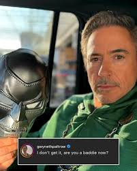 Gwyneth Paltrow reacts to Robert Downey Jr being cast as Doctor Doom: "I  don't get it, are you a baddie now?"