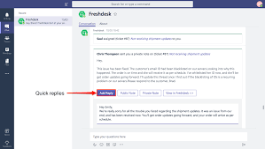 Respond and update your tickets directly within teams. The Microsoft Teams App Freshdesk