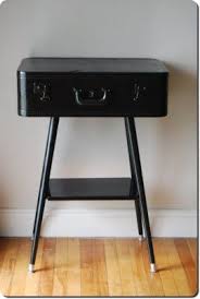 Pin By Carla Schofield On Made Things Suitcase Table Suitcase Decor Vintage Suitcase Table