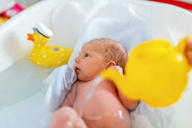 Continue supporting your baby's head and back as needed. 6 Tips For Your Newborn Baby S First Bath You Are Mom
