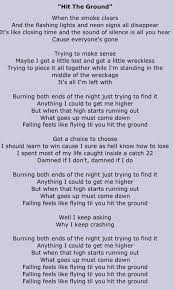 Hit The Ground Lyrics Himder Neon Signs Lyrics Songs
