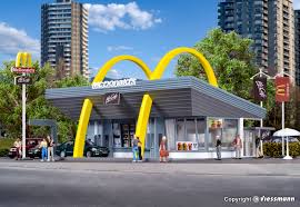 The official website of macca's® australia. H0 Mcdonald S Schnellrestaurant Mit Mcdrive Stadt Gebaude Spur H0 Sortiment Viessmann Modelltechnik Gmbh