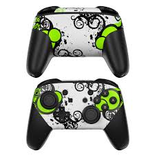 Every skinit textures skin is officially licensed by metallic material for an authentic brand design. Nintendo Switch Pro Controller Skin Simply Green By Gaming Decalgirl